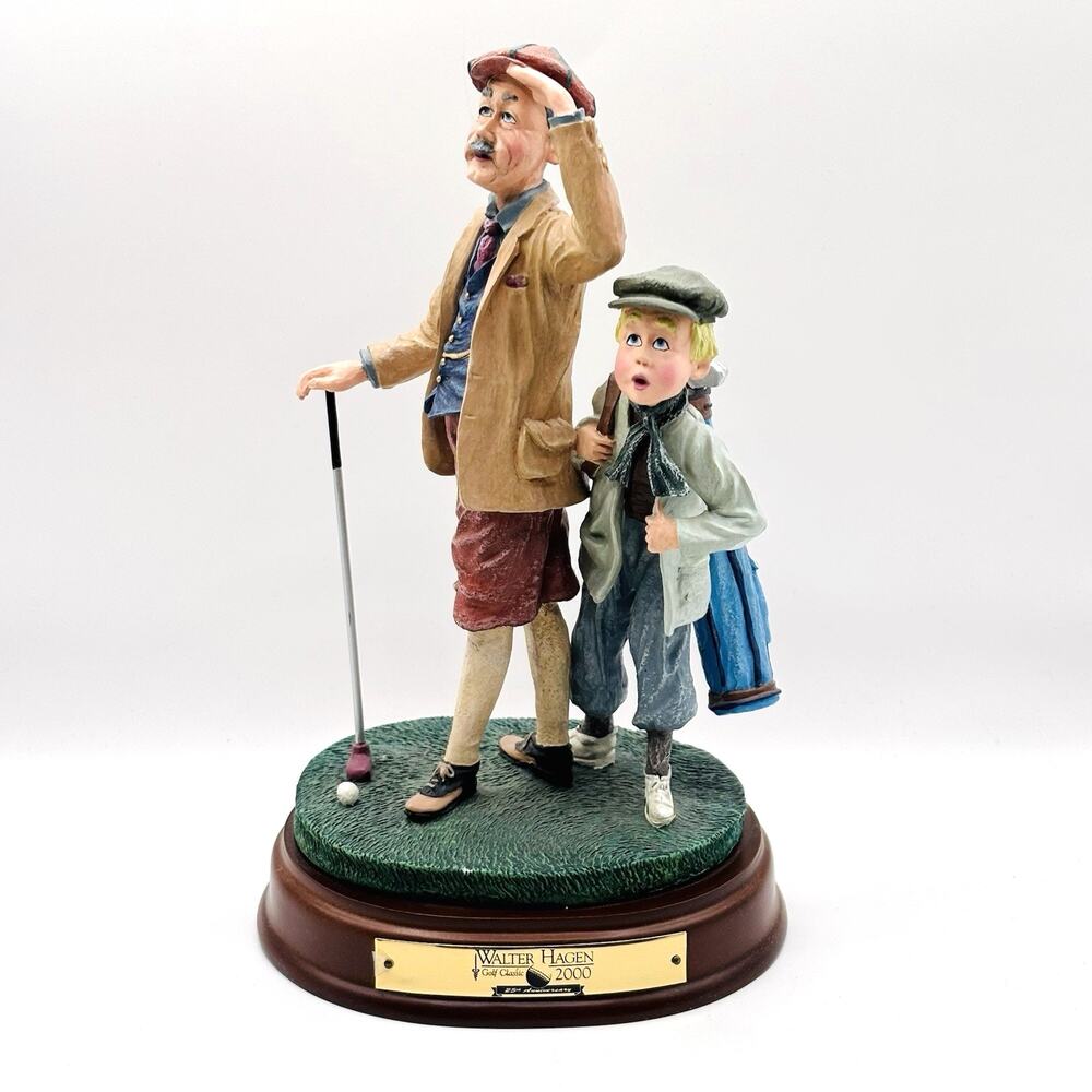 Walter Hagen Golf Classic 2000 8" Whimsical Golfer Detailed Old Man Figurine